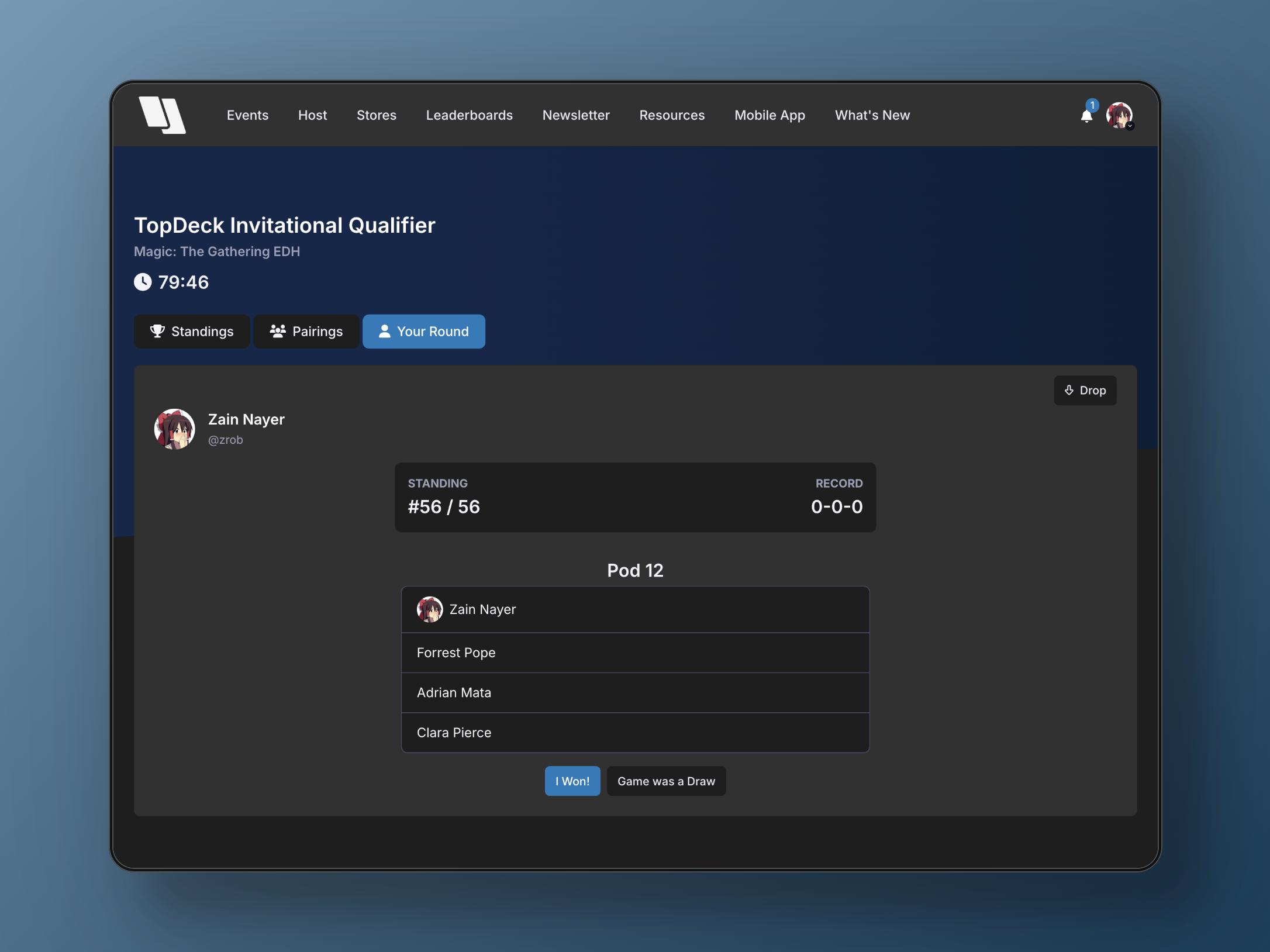 Running Commander Tournaments